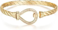 Women 9ct Gold Bangle Bracelet