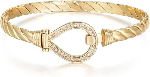 Women 9ct gold bangle - women, bracelet