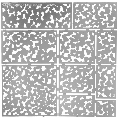 Camo pattern stencil - pattern, reusable