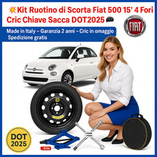 Fiat 500 Spare Wheel Kit 15”