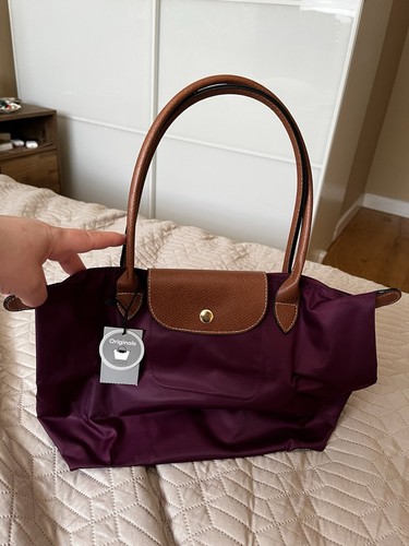 Buegundy tote bag - shoulder,