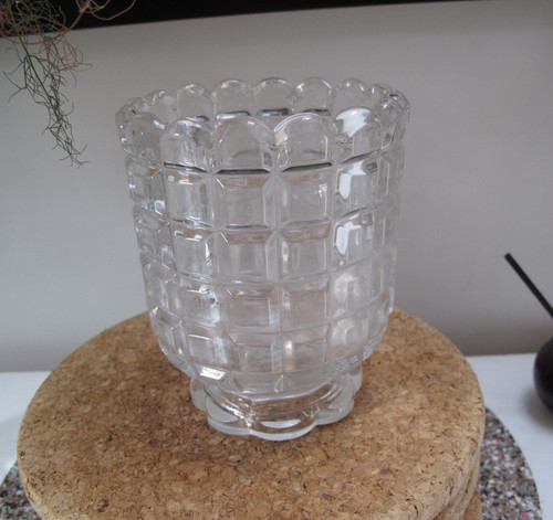 Vintage pressed glass celery - vintage,