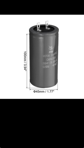 Motor start capacitor - motor, capacitor,