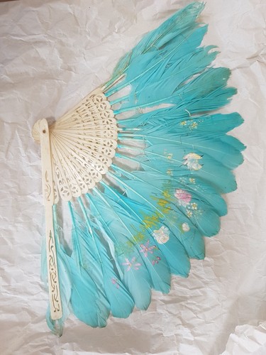 Antique hand painted - , pierced