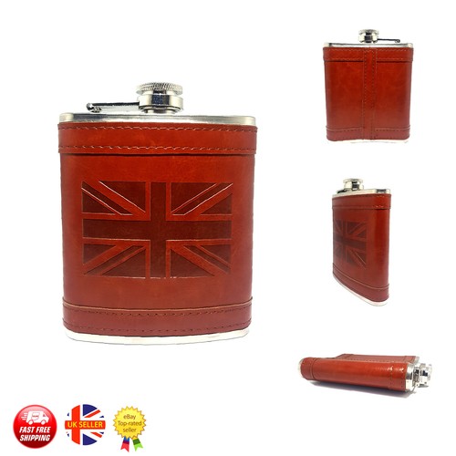 Stainless steel hip flask - steel, for