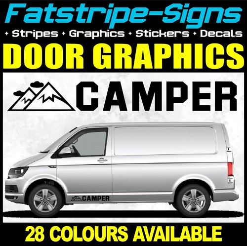Camper van side graphics - camper, vinyl