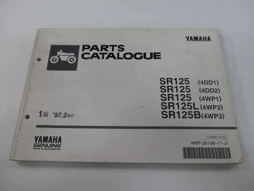 Sr125 parts list 1st - parts,
