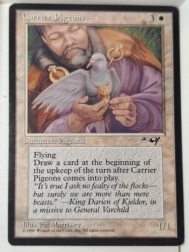 Carrier pigeons - pigeons, (hand)