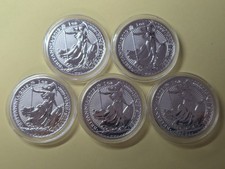 5 x 1 oz .999 Fine Silver