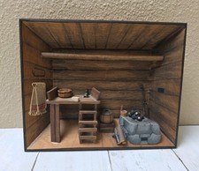 VTG Findland Folk Art 3D Wood Diorama Hand Painted Kitchen Cottage Wall Decor
