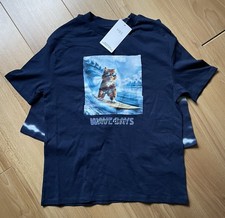 Boys M&S cat surfing pyjamas