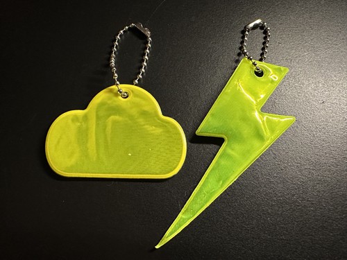Vis reflective keyring - reflective,