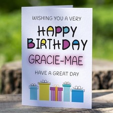 Happy Birthday Gracie-mae -