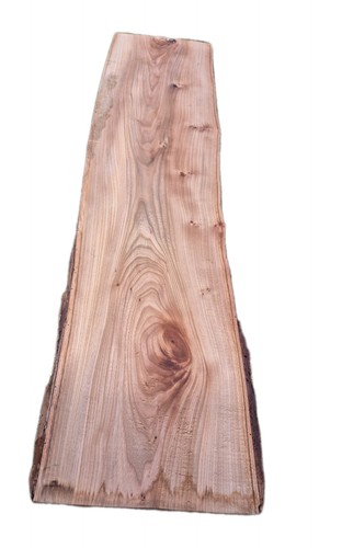 Elm hardwood live - edge, board