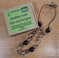 Sea Glass Beaded Necklace