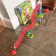 Mighty Beanz Slam N Smash Race Track Game & 18 Beans Working But Incomplete