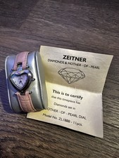 Zeitner Swiss Made Ladies Watch Mother Of Pearl with authenticity certificate.