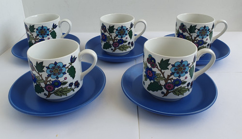 Vintage midwinter alpine - vintage, blue