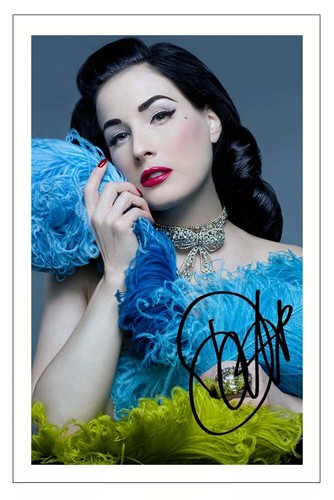 Dita von teese signed - dita,