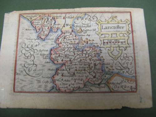 100 original lancashire map - 100%,