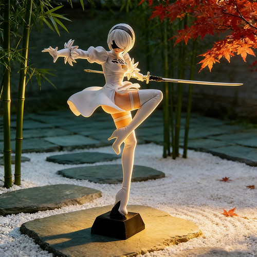 White ver anime figure pvc - white,