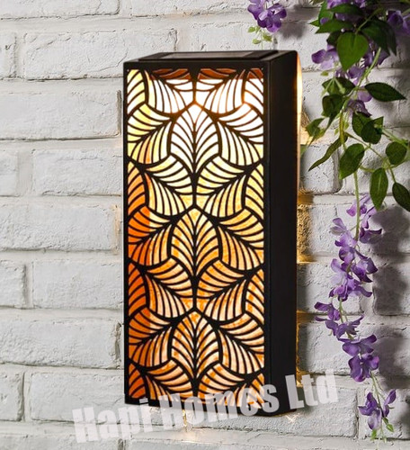 Solar led light leaf design - light,