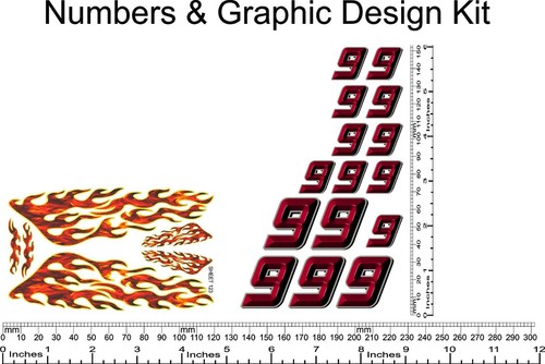 Vinyl decal 16th scale - 1/16th,