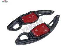 Carbon Fiber Paddle Shifter Extensions for VW Golf MK5 MK6 GTI Steering Wheel