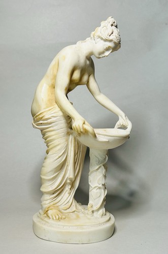 Vintage neoclassical alabaster - vintage,