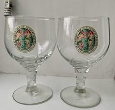 Two Belgian Beer glasses “ Forbidden fruit”