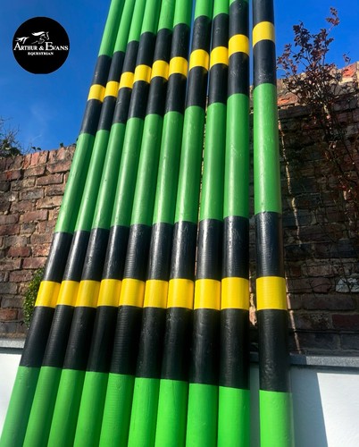 Timber jump poles - 2.2m,