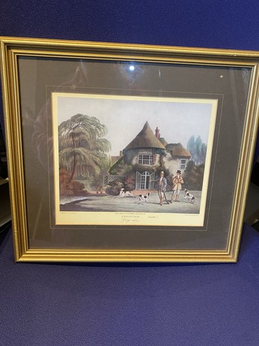 Framed print going out - print,