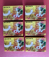 6 x Sony Premium DV 60min Mini DV Digital Video Cassette Tapes Brand New Sealed