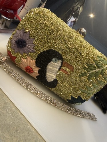 Rare zara beaded bag - beaded,