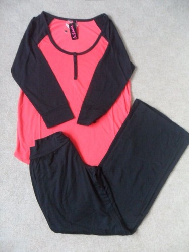 Senza red black raglan top - la,