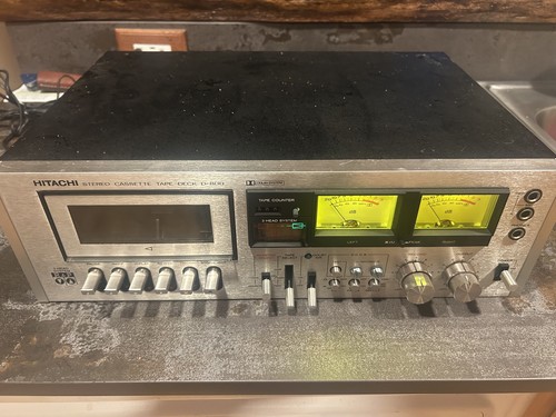 Hitachi d800 cassette deck - hitachi,