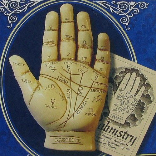 Large palmistry palm reading - palm,