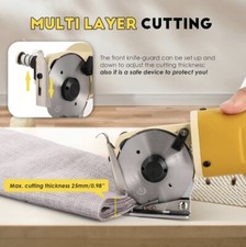 CGOLDENWALL YJ-70A Electric Fabric Cutter Ideal for Textile/Leather/Paper 220V