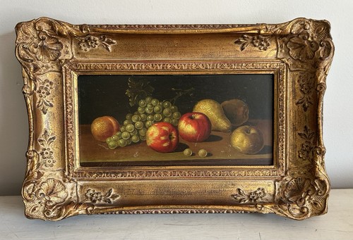 Antique oil painting still - oil,