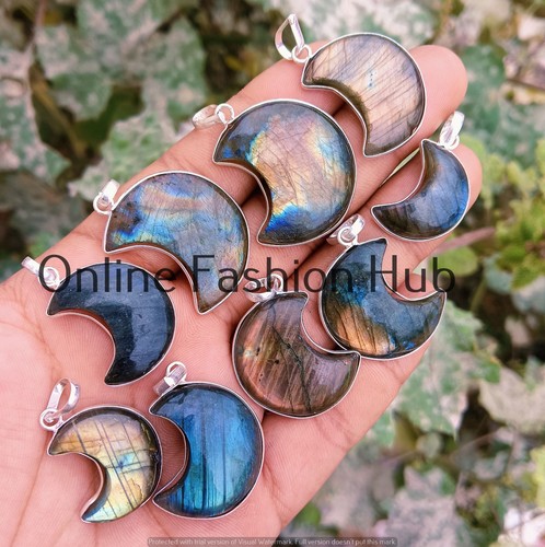 Blue labradorite gemstone - blue,