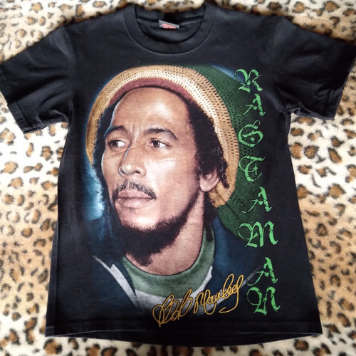 Vintage bob marley shirt - vintage,