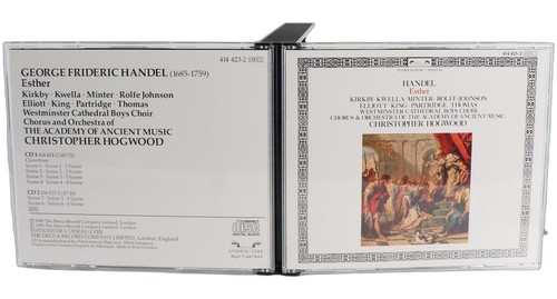 Handel esther box set 2 - handel,