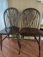 Pair Of Elm & Beech  Rustic