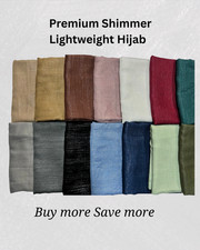 Women Shimmer Hijab- Glitter