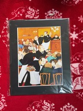 Really Lovely rare Mounted Art