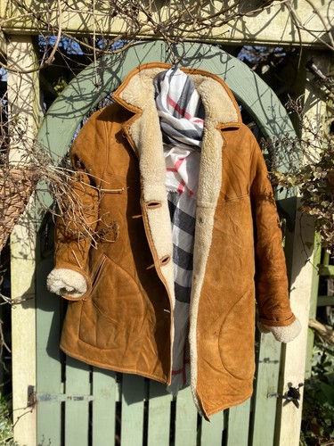 Sheepskin coat real - coat,
