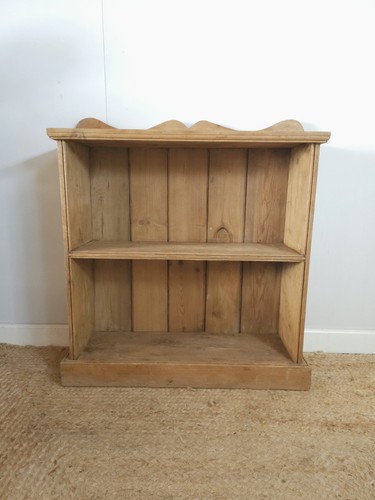 Old pine shelf unit vintage - old,