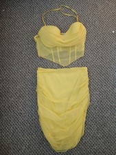 Oh Polly Outfit Size 10 Yellow