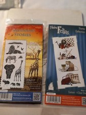 TWO SETS OF KATY SUE DESIGN ACRYLIC STAMPS