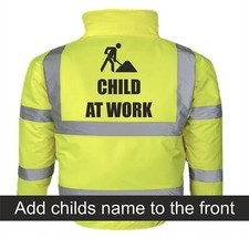 CHILD AT WORK Kids hi vis viz